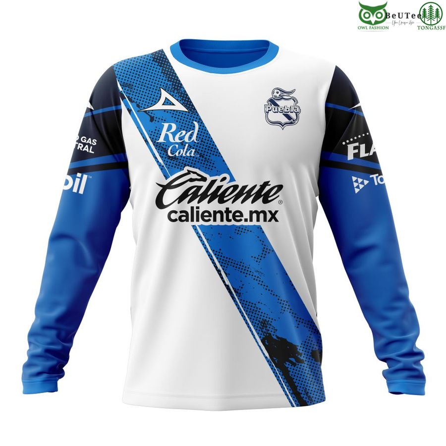 172 LIGA MX Club Puebla Home Kits 3D Hoodie T shirt