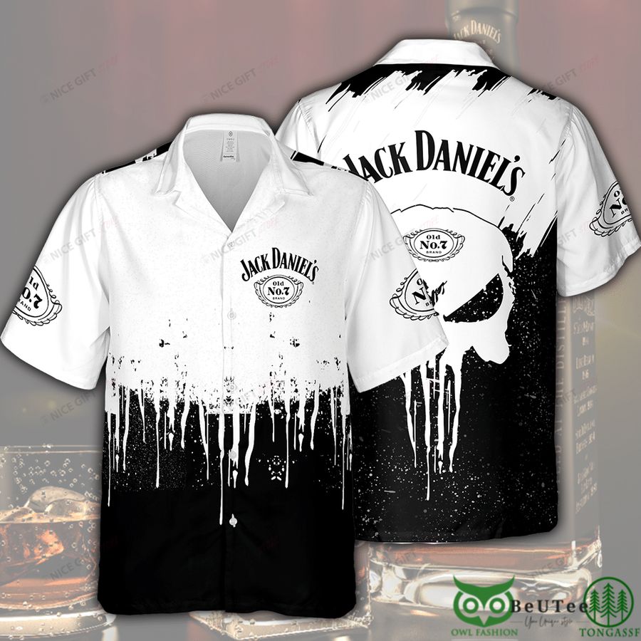 Jack Daniel's Color Drop Black Hawaii 3D Shirt 