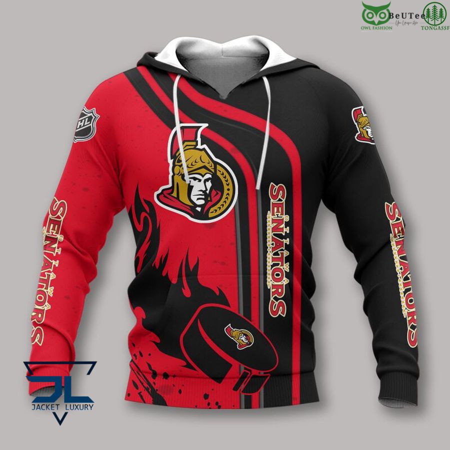 2 Ottawa Senators ice hockey fanmade Printed Hoodie Sweatshirt Tshirt