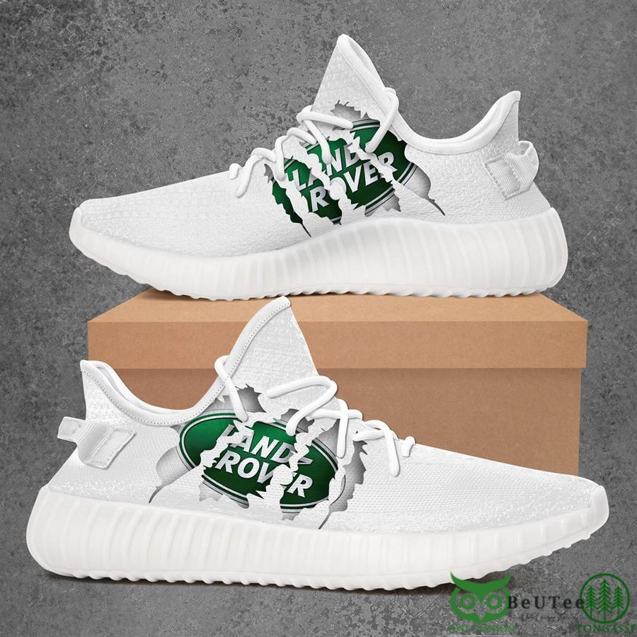 Land Rover Car Yeezy Sneakers Shoes White