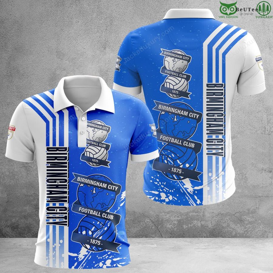 Birmingham City F.C EPL Football 3D Polo T-Shirt Hoodie