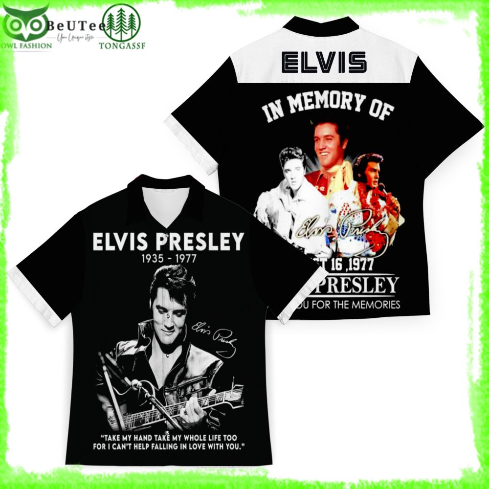 26 Elvis Presley In memory 1935 1977 Hawaiian shirt