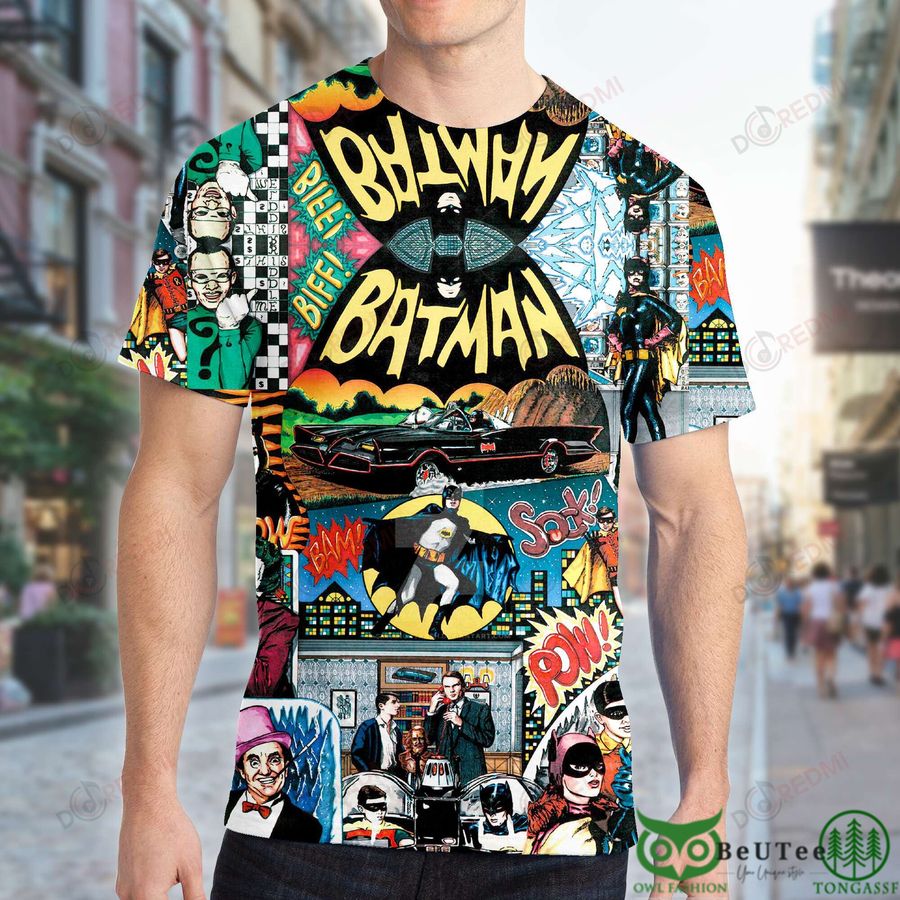 Batman Brief Colorful Pattern Symbol 3D T-shirt