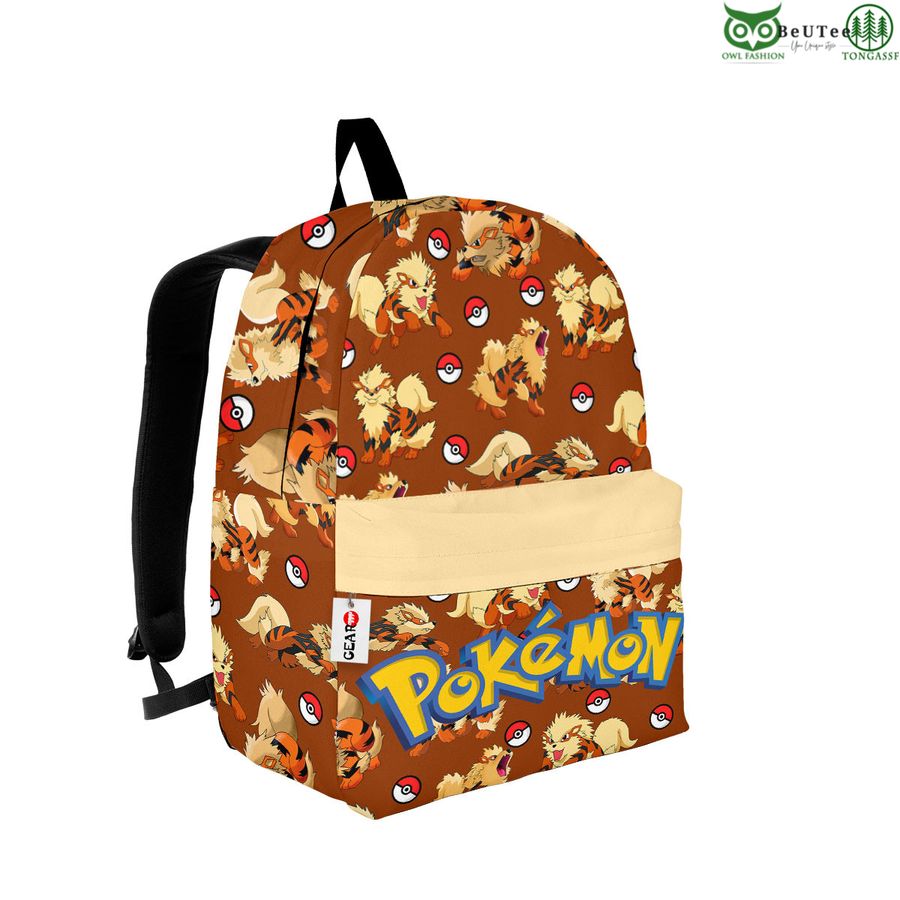 215 Arcanine Backpack Pokemon Anime Bag Gifts Ideas for Otaku