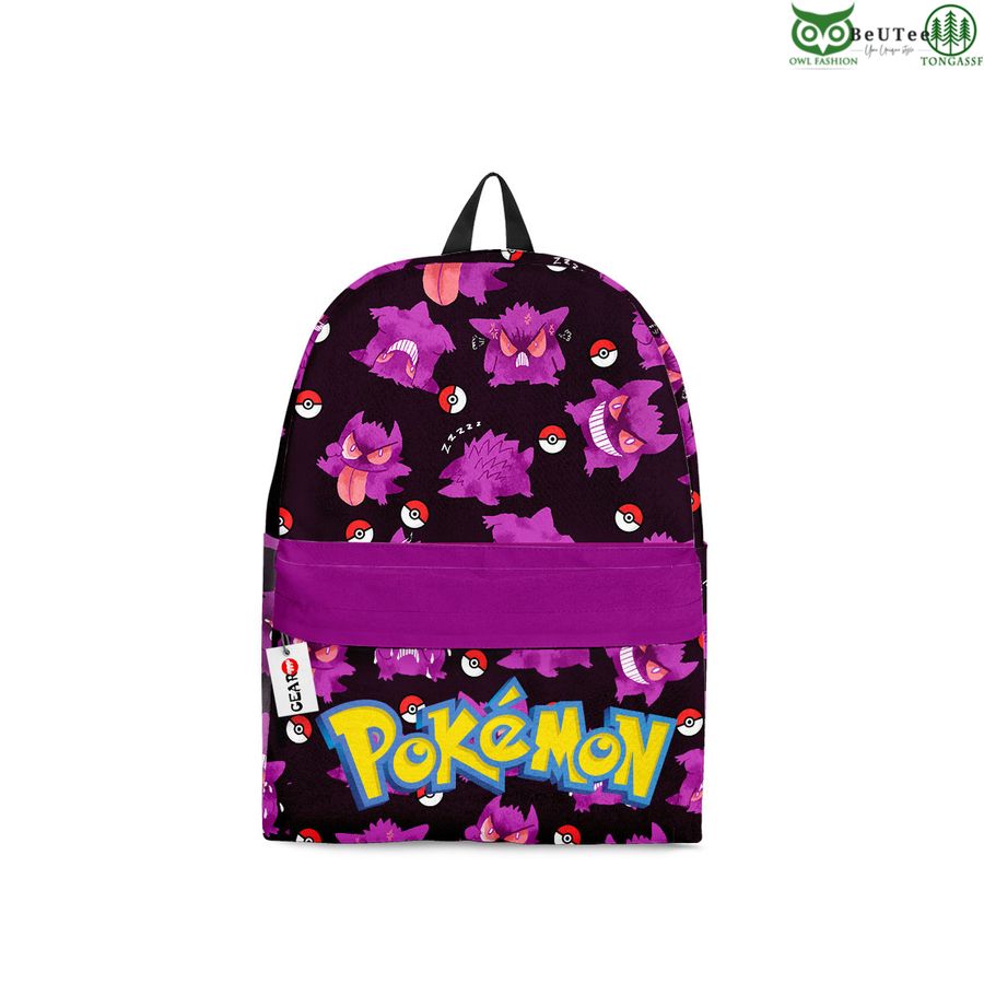 217 Gengar Backpack Pokemon Anime Bag Gifts Ideas for Otaku