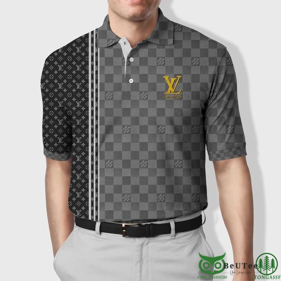 Limited Edition Louis Vuitton Monogram and Checkered Polo Shirt