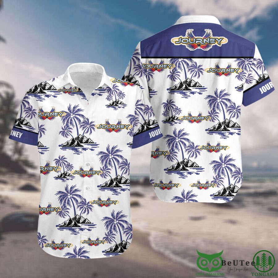 Journey Palm Tree Hawaiian shirt Rock