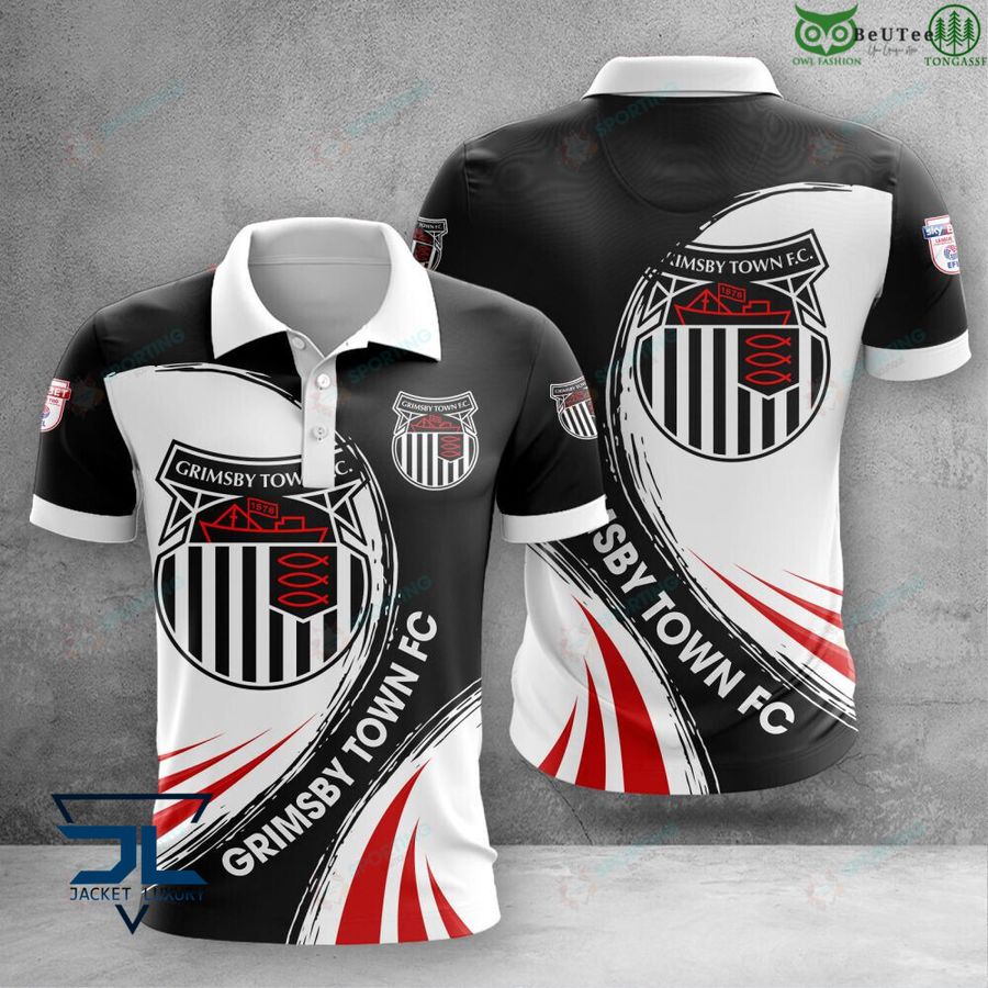 Grimsby Town 3D Polo T-Shirt Hoodie