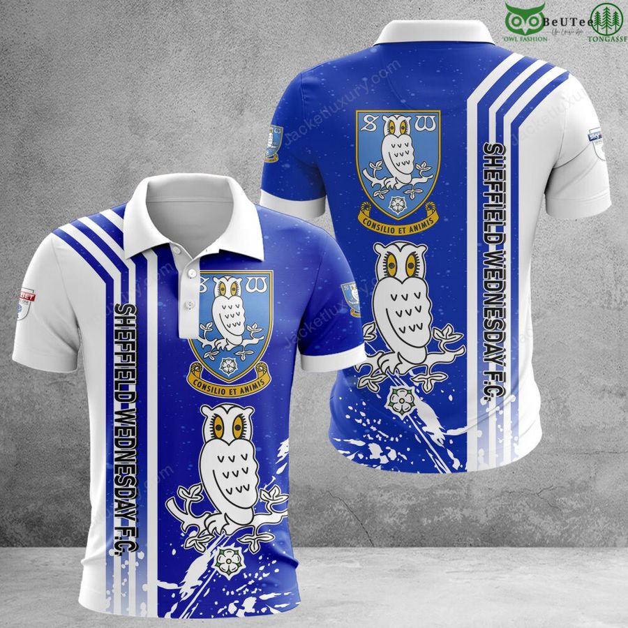 Sheffield Wednesday EPL Football 3D Polo T-Shirt Hoodie