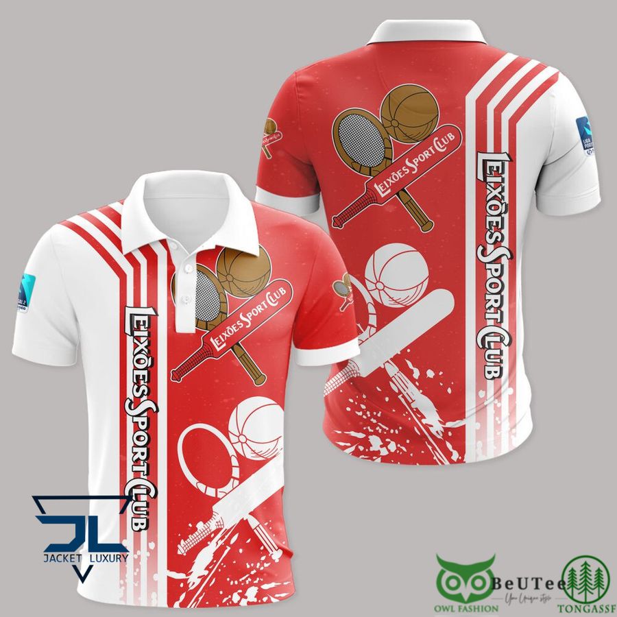Leixões S.C Liga Portugal 3D Hoodie Tshirt Polo