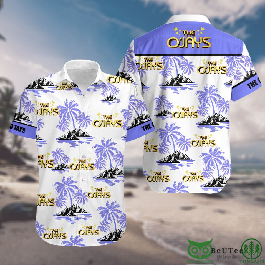 The O’Jays Palm Tree Hawaiian shirt Rock