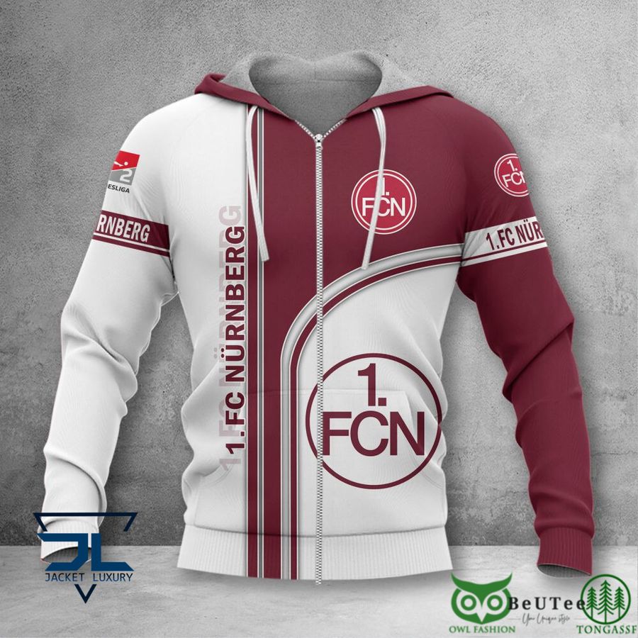 116 1. FC Nurnberg Bundesliga 3D Printed Polo T shirt