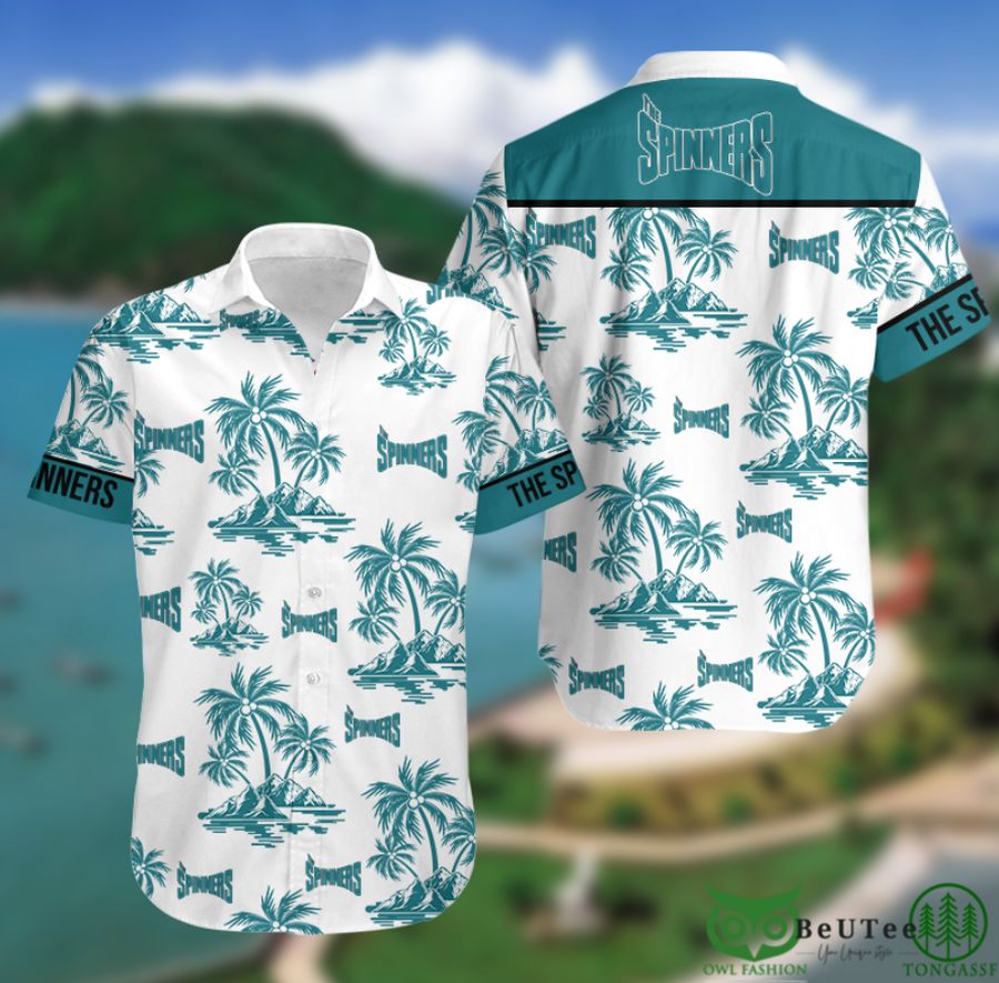The Spinners Palm Tree Hawaiian shirt Rock