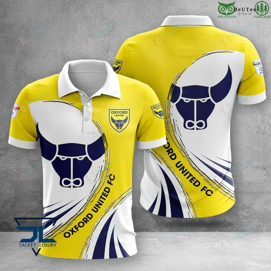 Oxford United F.C 3D Polo T-Shirt Hoodie