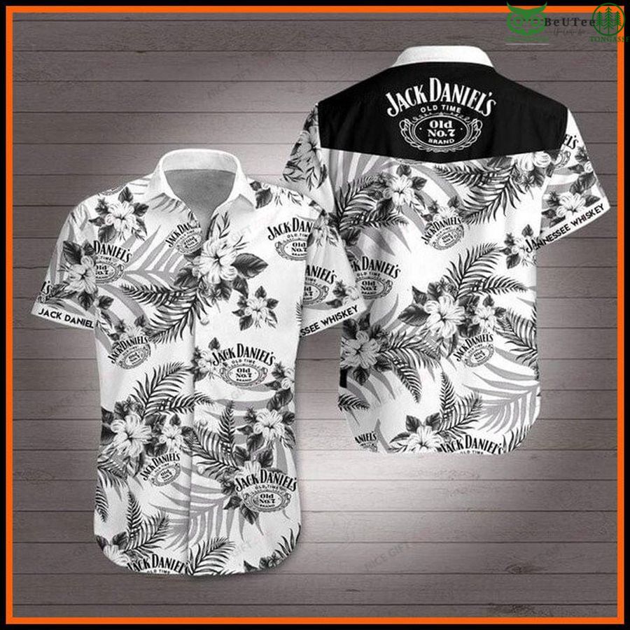 Jack Daniel's whiskey love aloha Hawaiian 3D Shirt