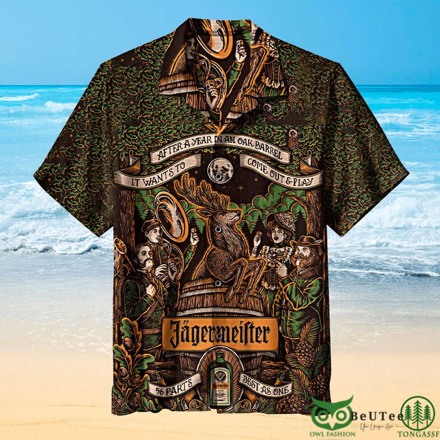 Jagermeister Drink Hawaiian Shirt