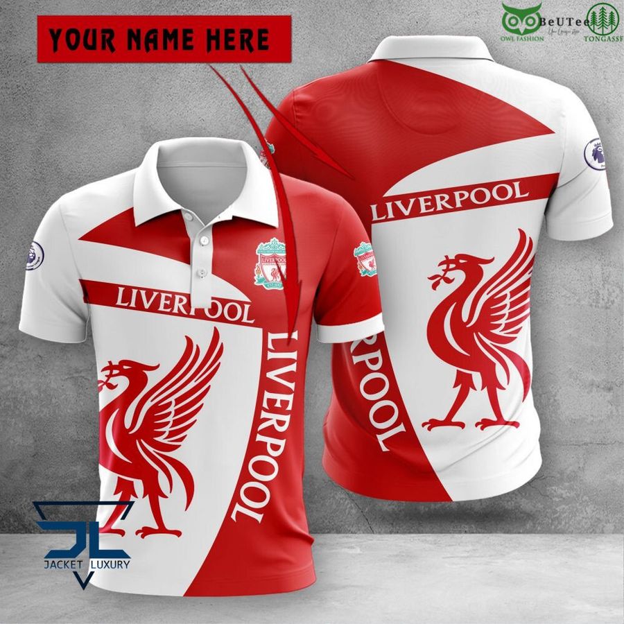 Liverpool F.C Premier League 2022 3D Polo T-Shirt Hoodie
