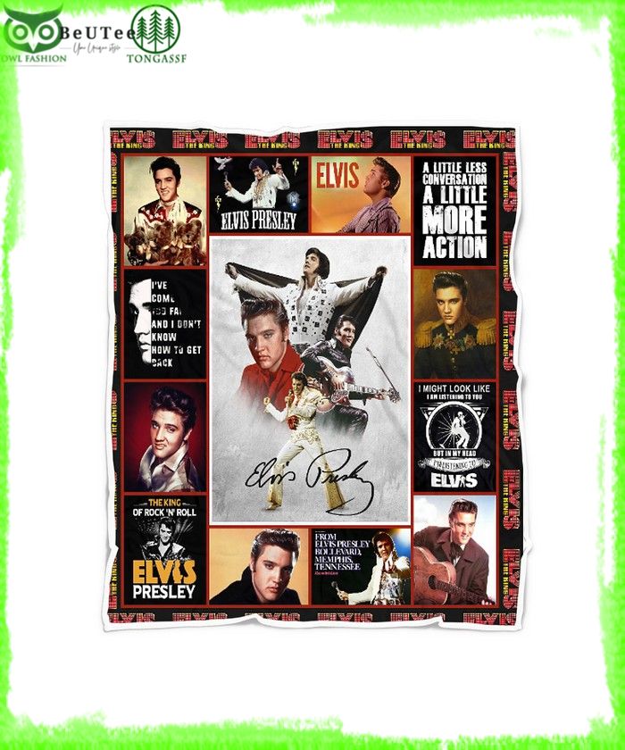 Elvis Presley The King Album Collection Blanket