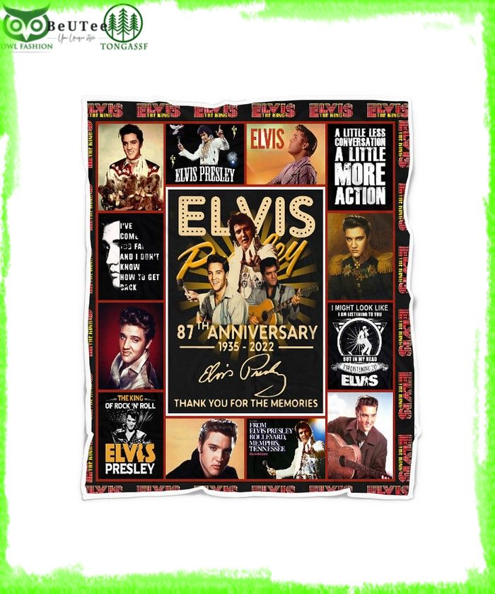 Elvis Presley 87th Anniversary 2022 The memories Blanket