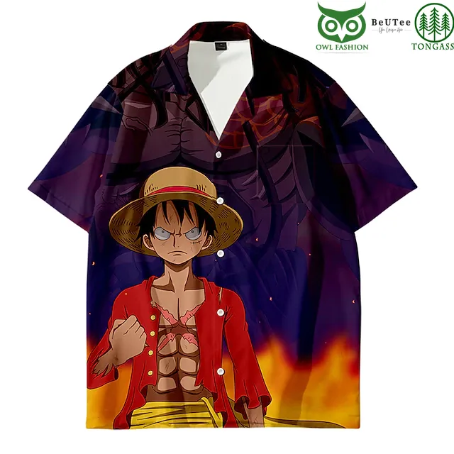 Kaido Luffy Hawaiian shirt One Piece