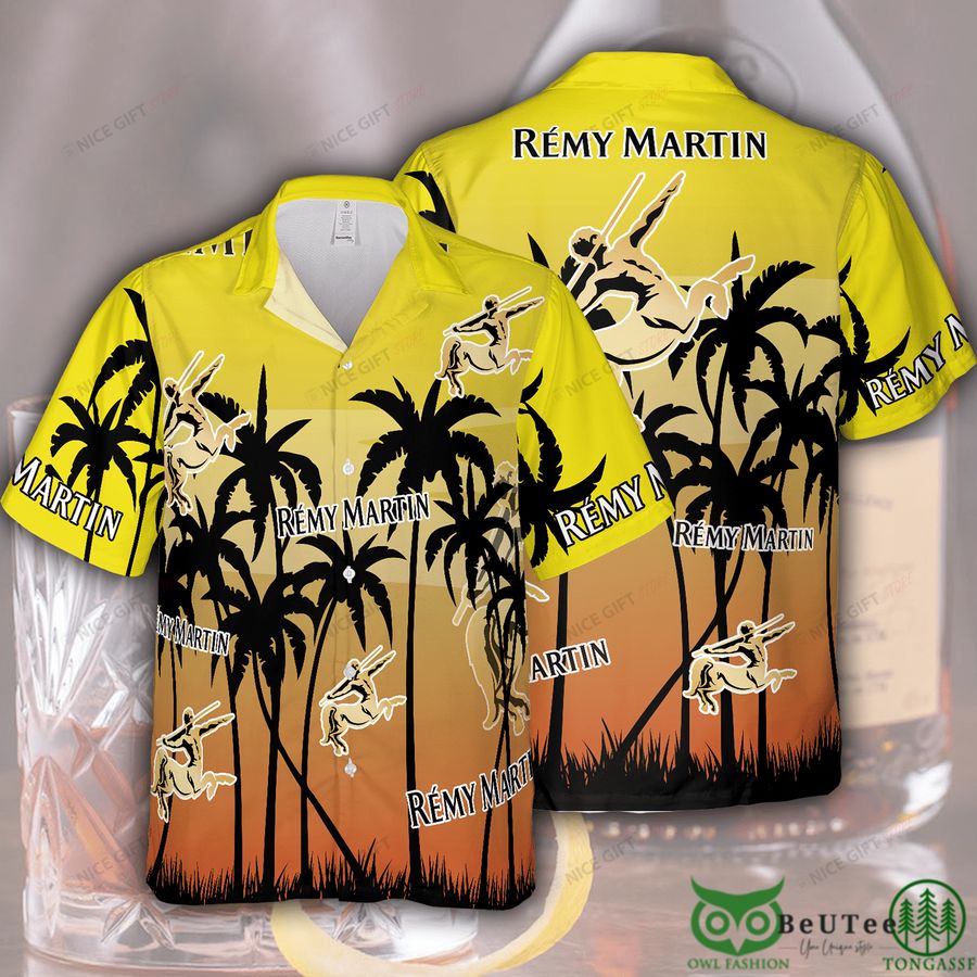 Remy Martin Palm Forest Yellow Hawaii 3D Shirt 