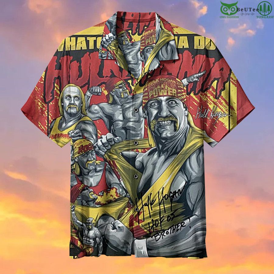 Hulkamania Hulk Hogan Hawaiian Shirt
