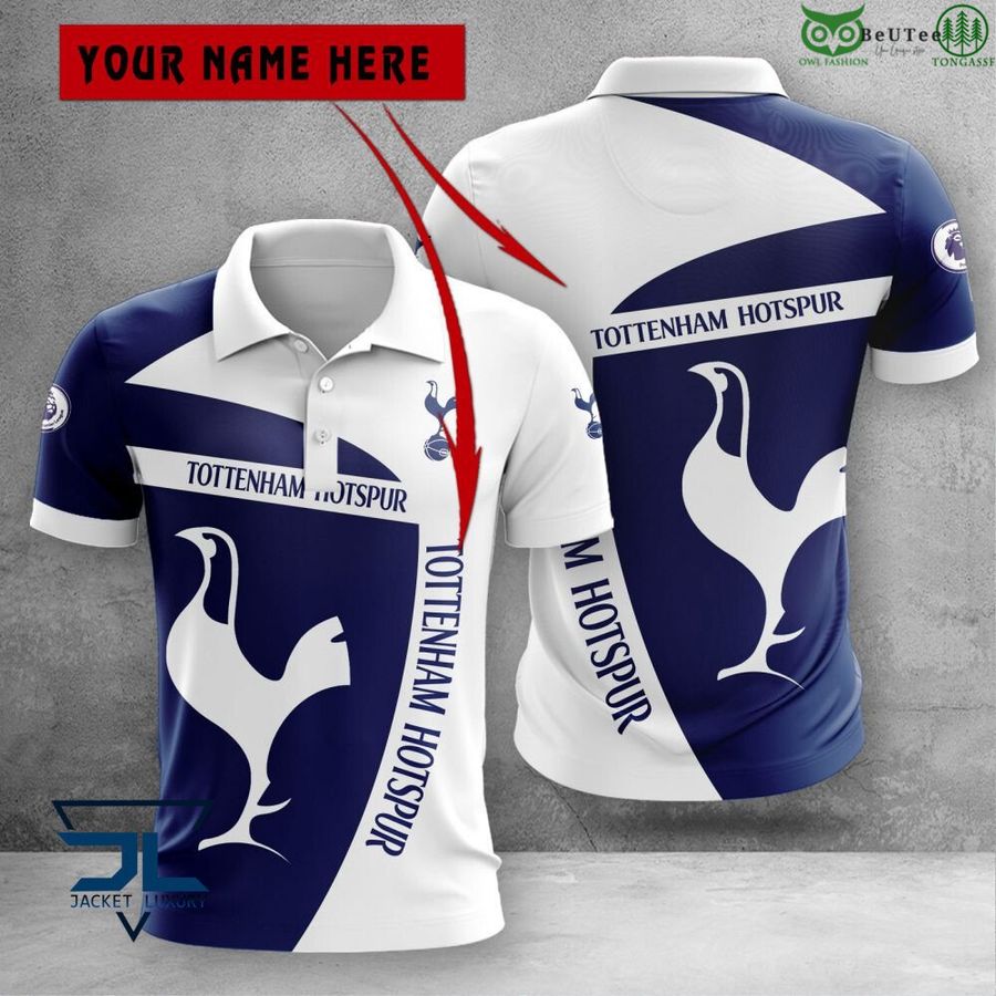 Tottenham Hotspur F.C Premier League 2022 3D Polo T-Shirt Hoodie
