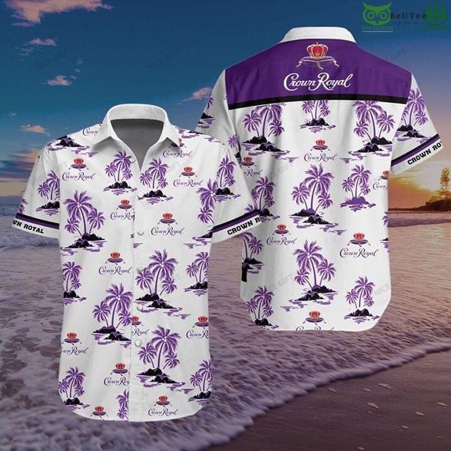 Crown Royal whiskey love aloha Hawaiian 3D Shirt