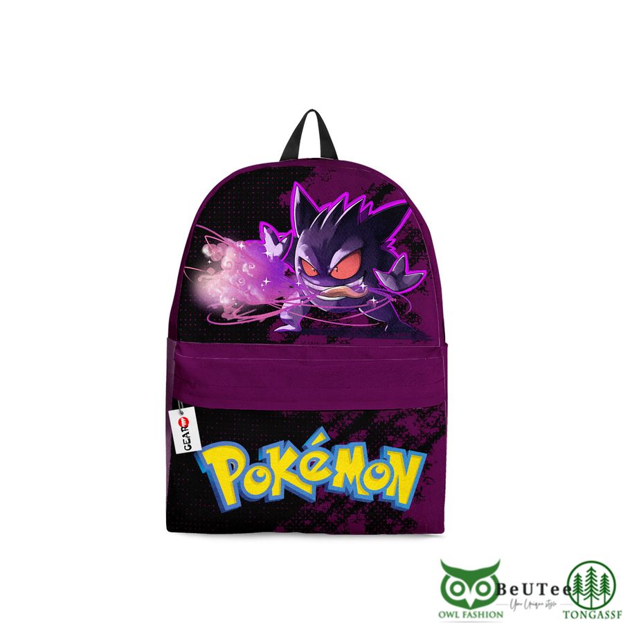 Gengar Backpack Custom Anime Pokemon Bag Gifts for Otaku