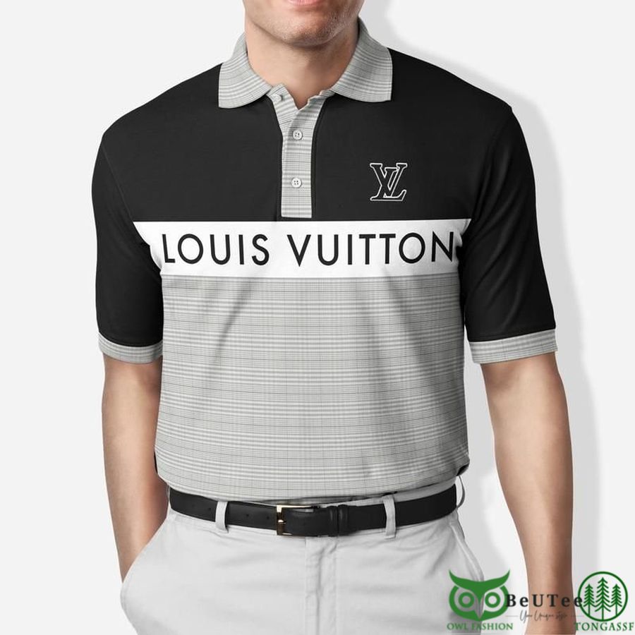 Limited Edition Louis Vuitton Gray Caro Polo Shirt