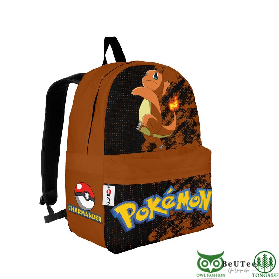 3 Charmander Backpack Custom Anime Pokemon Bag Gifts for Otaku