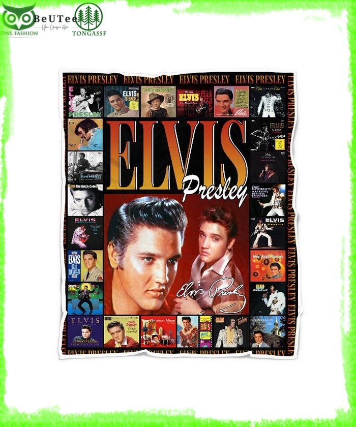 37 Elvis Presley King Creole Singer of all time Blanket