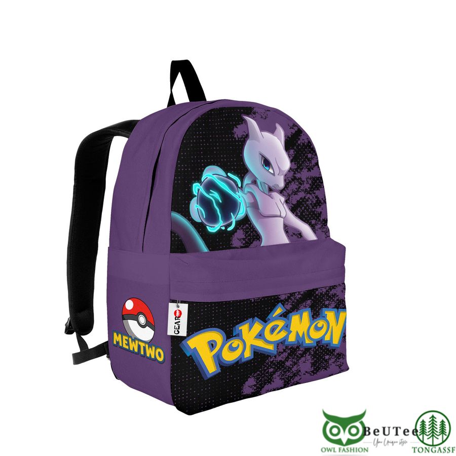 12 Mewtwo Backpack Custom Anime Pokemon Bag Gifts for Otaku