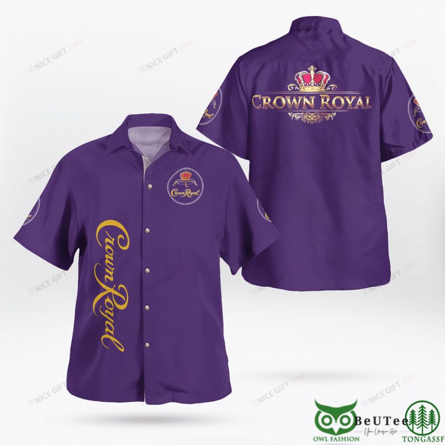 Crown Royal Basic Purple Hawaiian Shirt