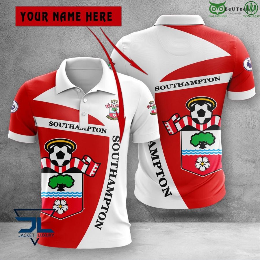 Southampton Premier League 2022 3D Polo T-Shirt Hoodie