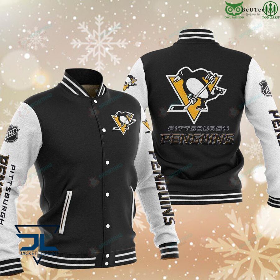 43 Ice Hockey team NHL Pittsburgh Penguins baseball varsity jacket