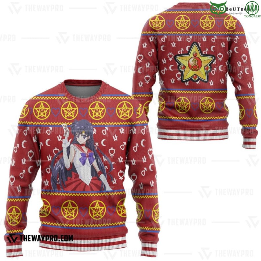 49 Anime Sailor Moon Mars Custom Imitation Knitted Ugly Sweater
