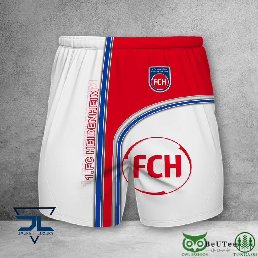 132 1. FC Heidenheim Bundesliga 3D Printed Polo T shirt
