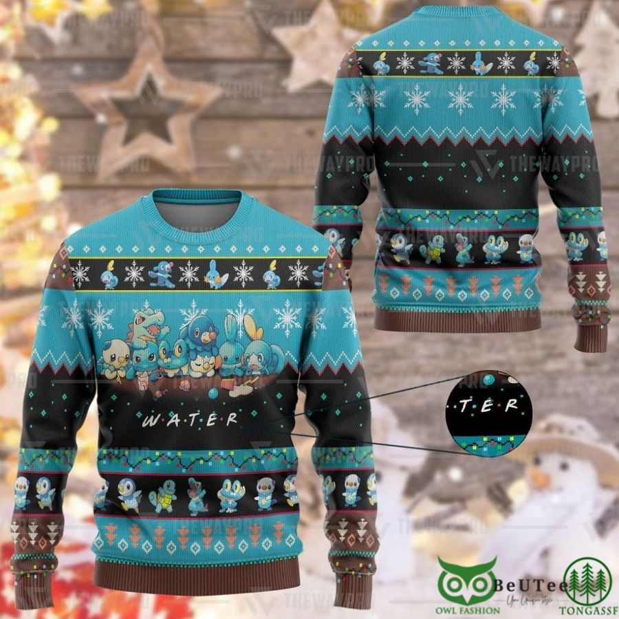 128 Water Custom Imitation Knitted Sweatshirt