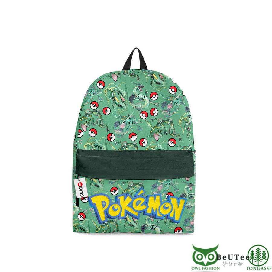 Rayquaza Backpack Custom Pokemon Anime Bag Gifts Ideas for Otaku