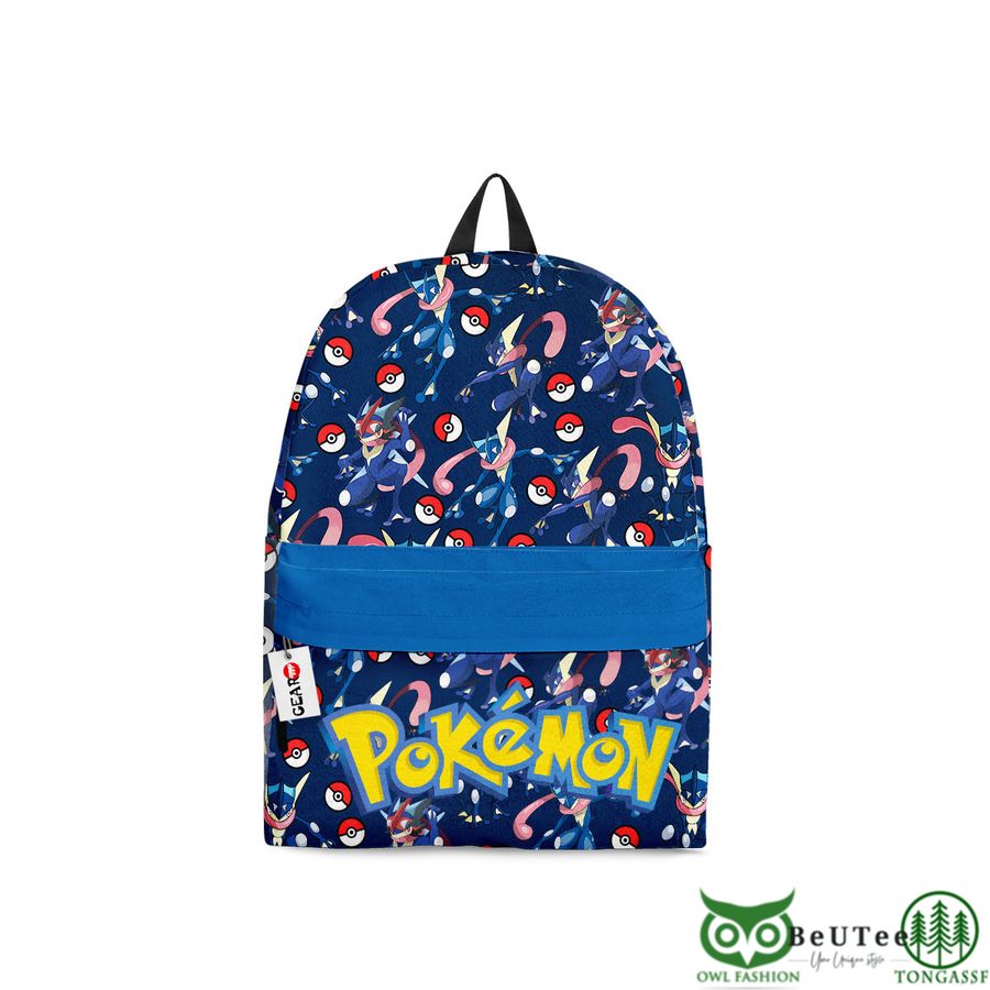 Greninja Backpack Custom Pokemon Anime Bag Gifts Ideas for Otaku