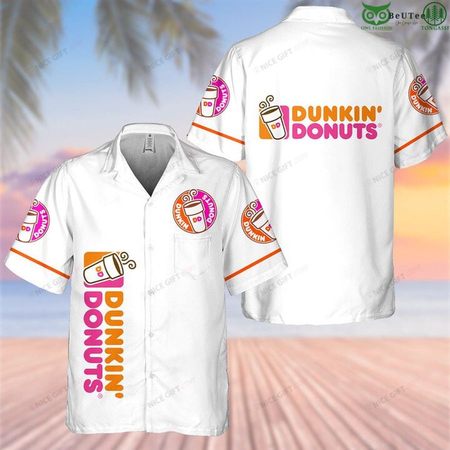 Dunkin' Donuts beer whiskey aloha Hawaiian 3D Shirt
