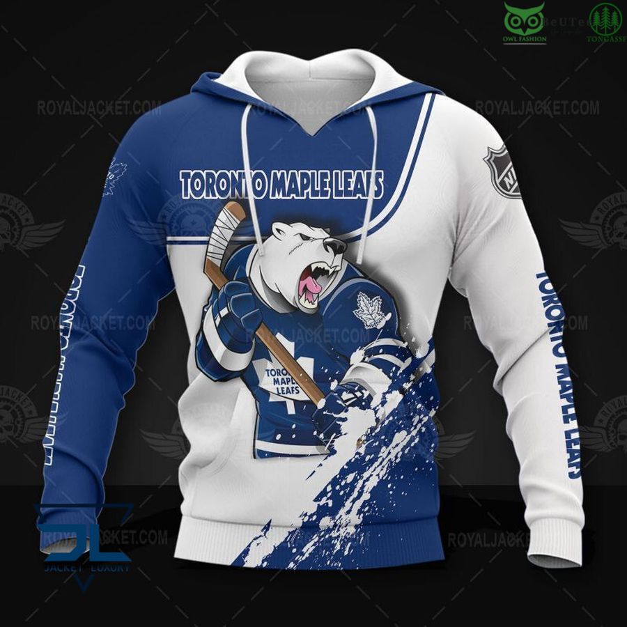 6 Fanmade Toronto Maple Leafs NHL Printed Hoodie Sweatshirt Tshirt