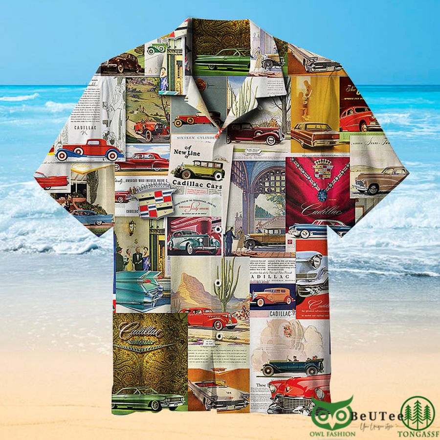 Vintage Car Ads Cadillac Universal Hawaiian Shirt