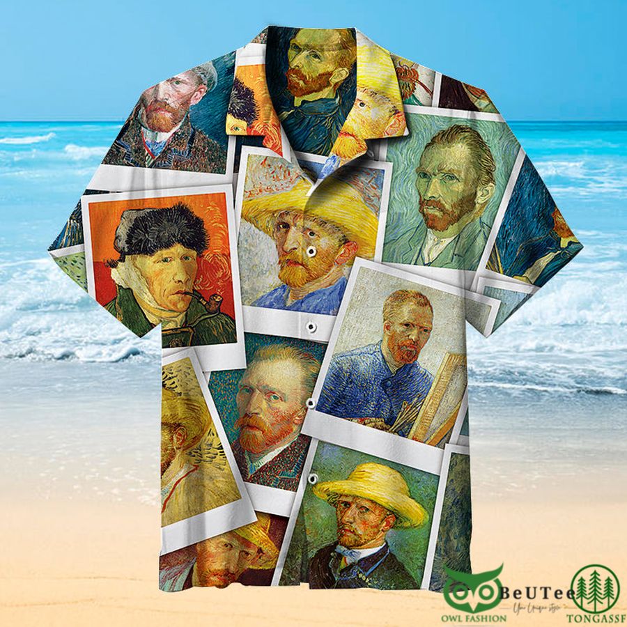 16 Selfies by Vincent van Gogh Universal Hawaiian Shirt