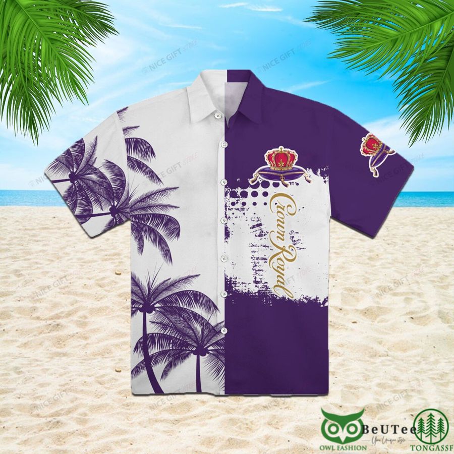 Crown Royal Purple Color Part Hawaii 3D Shirt 