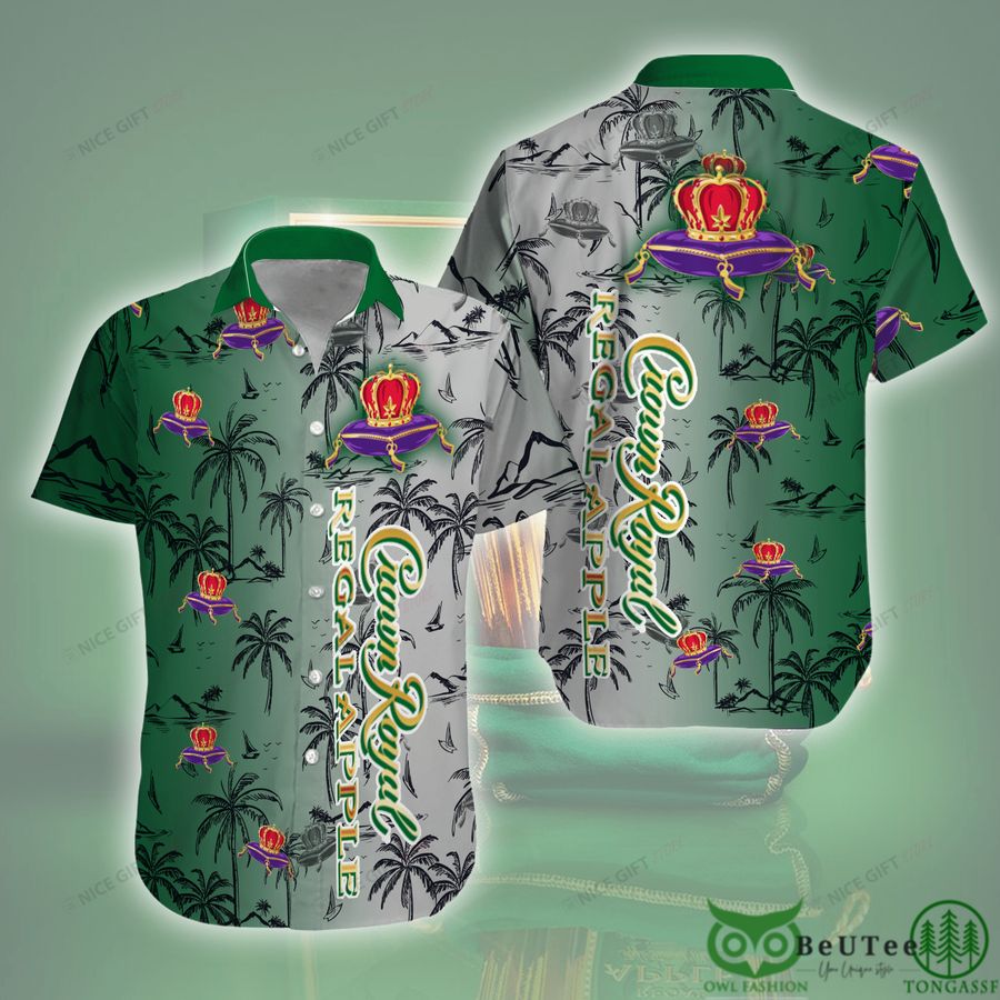 Crown Royal Regal Apple Green Hawaii 3D Shirt 