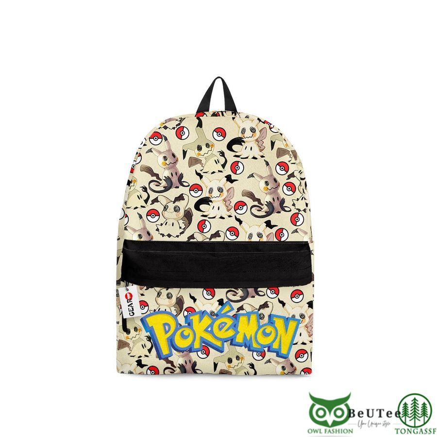 Mimikyu Backpack Custom Pokemon Anime Bag Gifts Ideas for Otaku
