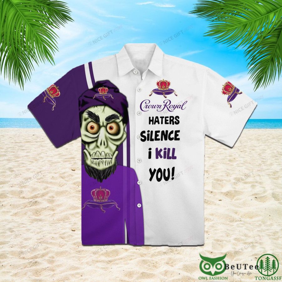 Crown Royal Monster Haters Silence Hawaii 3D Shirt 