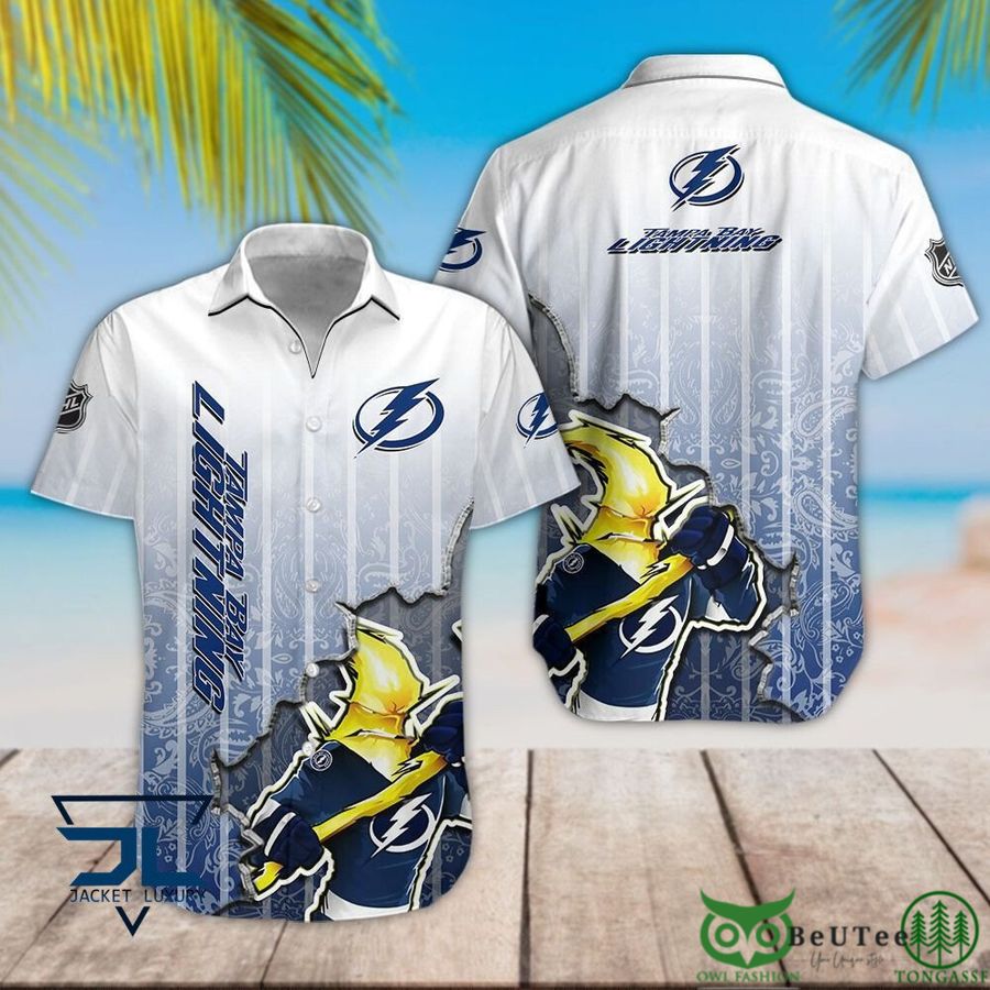 Tampa Bay Lightning NHL Symbol 3D Hawaiian Shirt